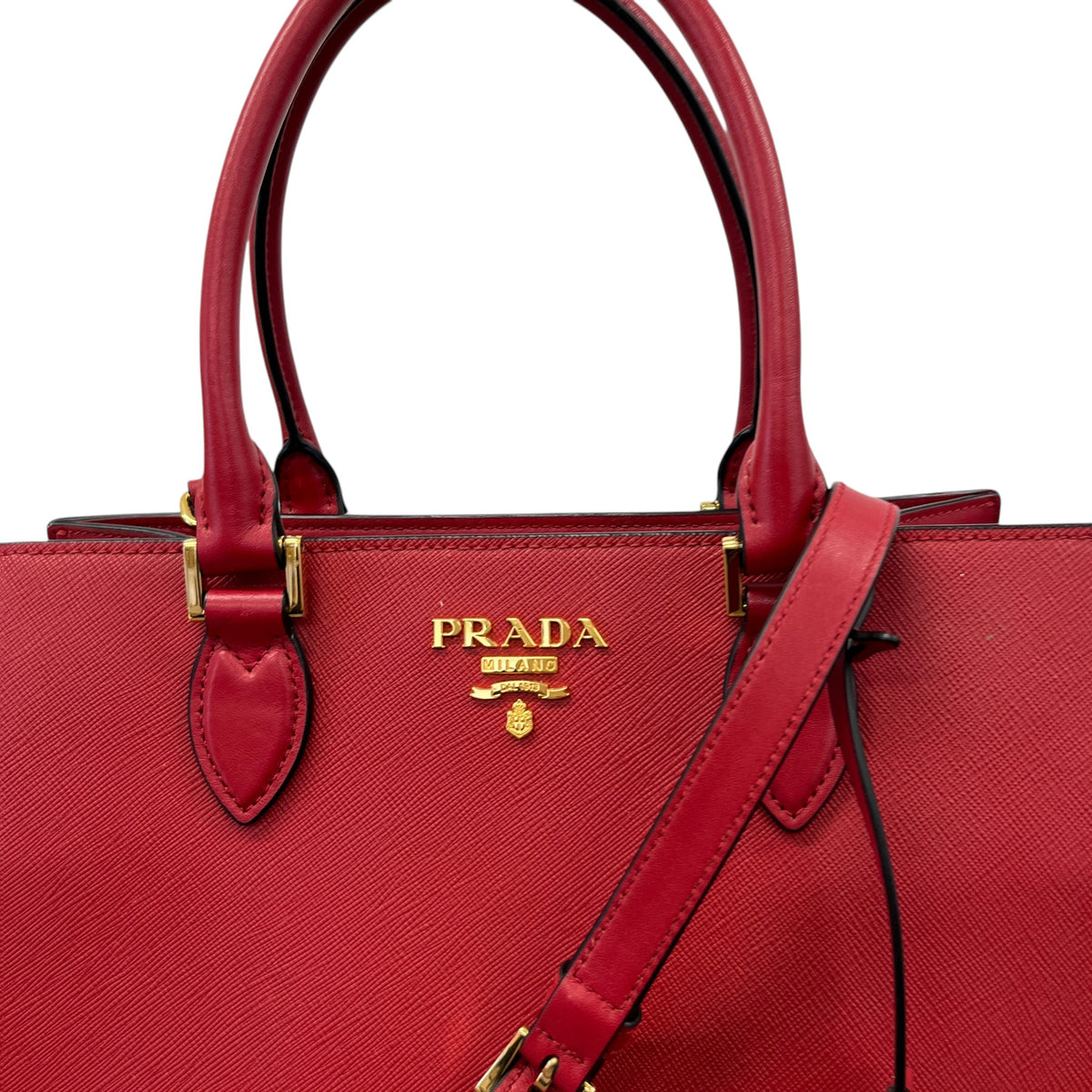 Women's Saffiano Handbag Red - Photo 11