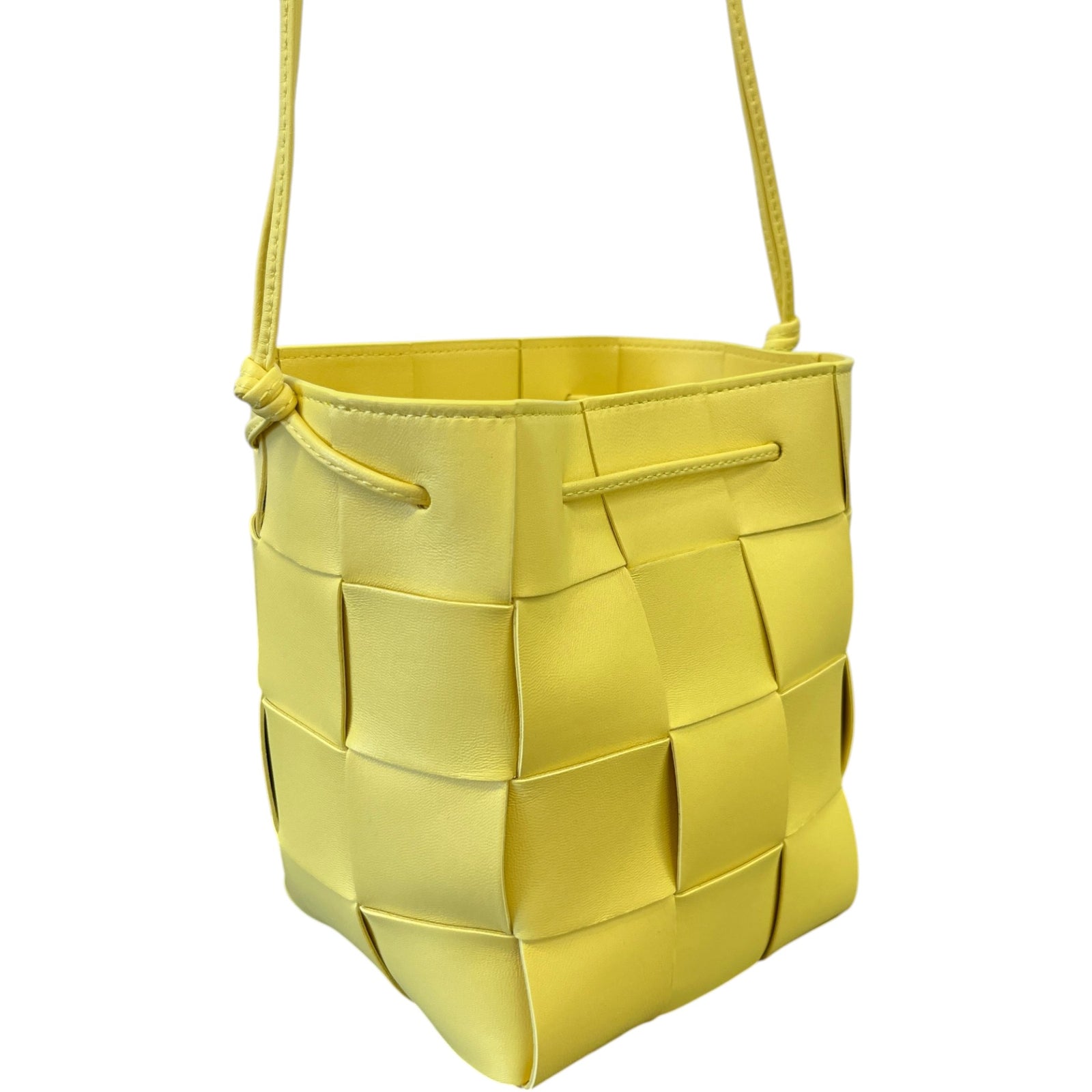 Women's Small Cassette Bucket Bag Yellow - Photo 4