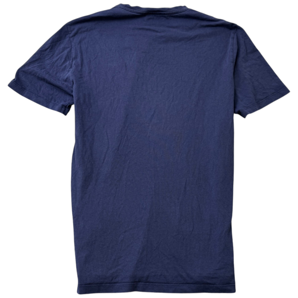Men's Embroidered Logo T-Shirt Navy Size M - Photo 2