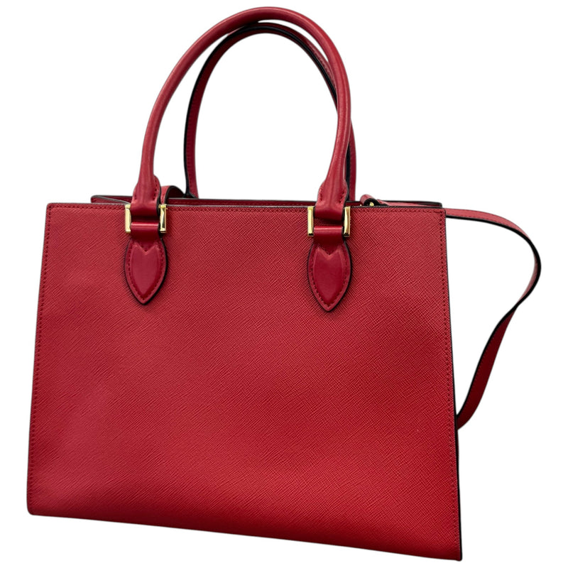 Women's Saffiano Handbag Red
