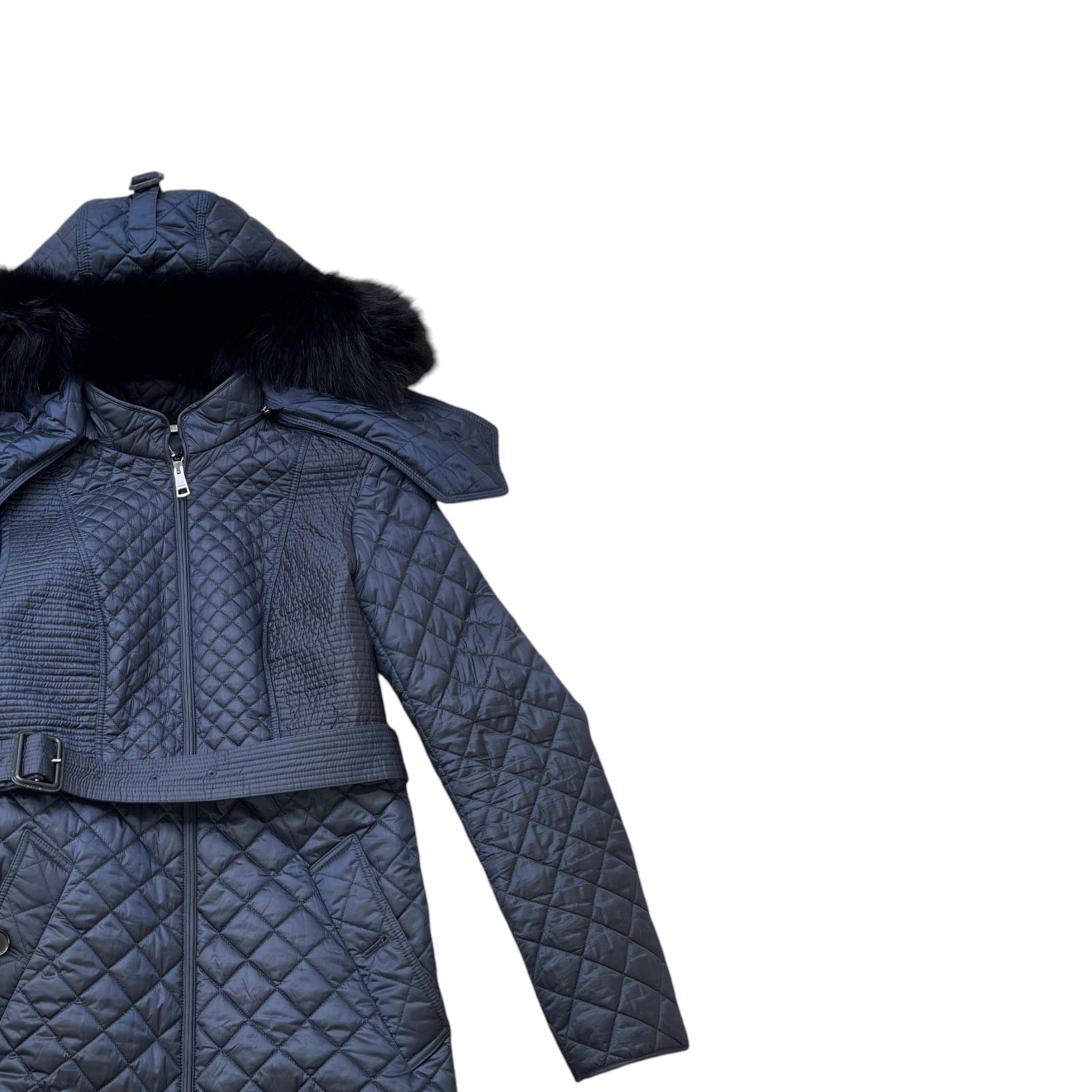 Women's Quited Jacket Navy Size IT 42 / UK 10 - Photo 3