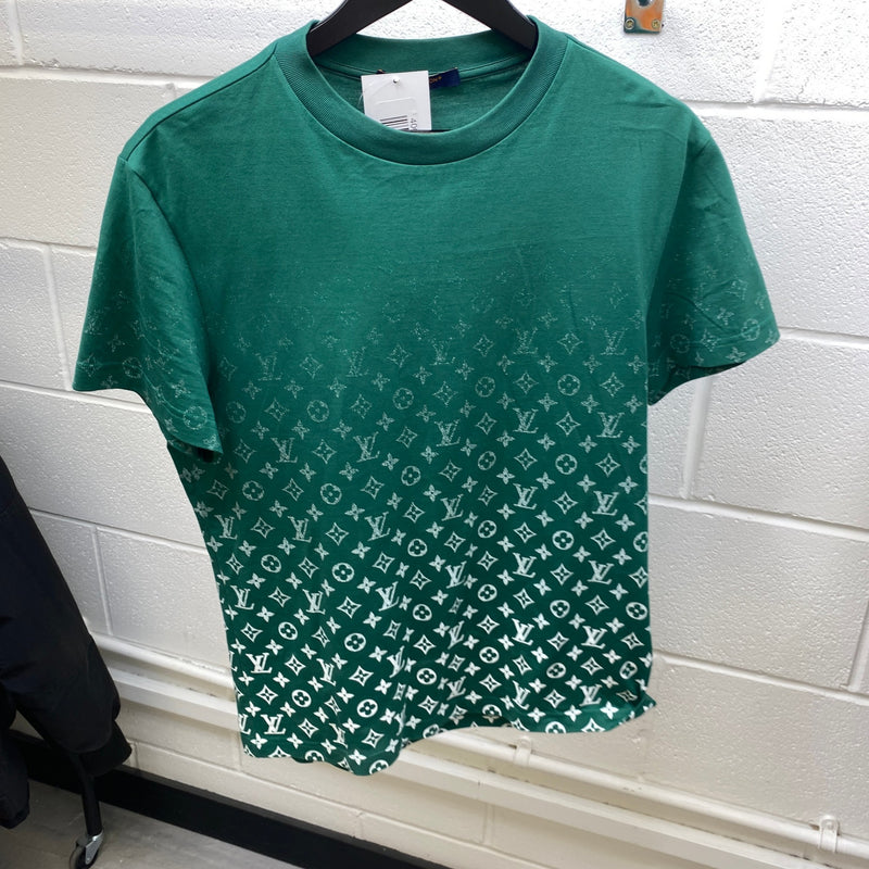 Men's Monogram Gradient T-Shirt Green Size S