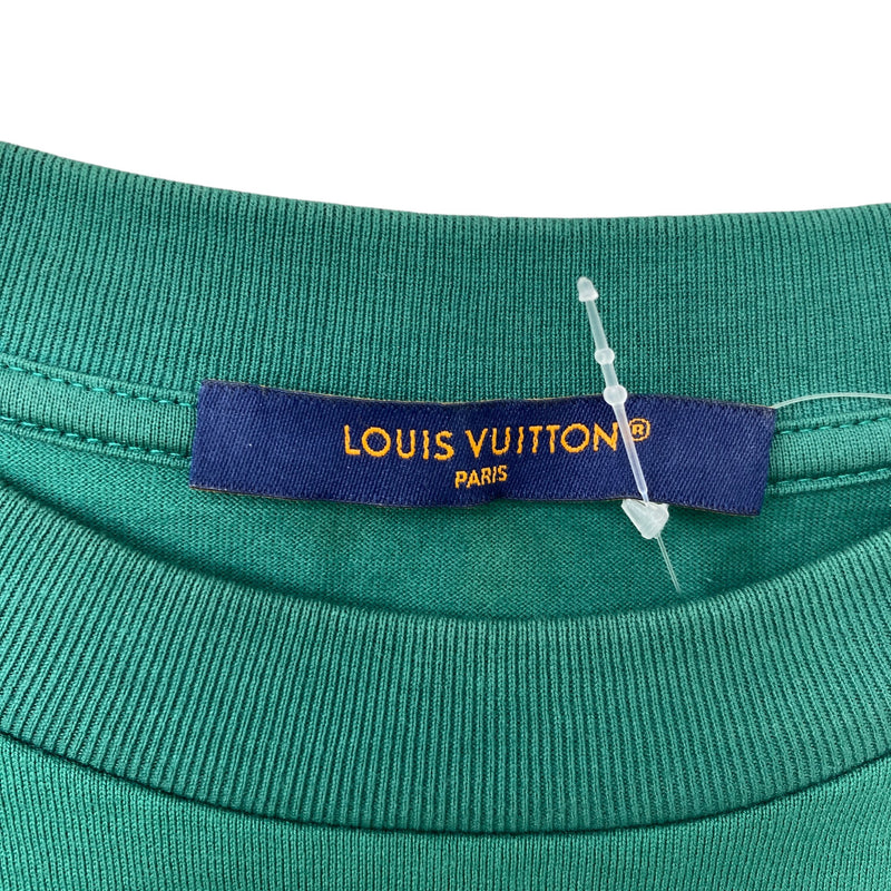 Men's Monogram Gradient T-Shirt Green Size S