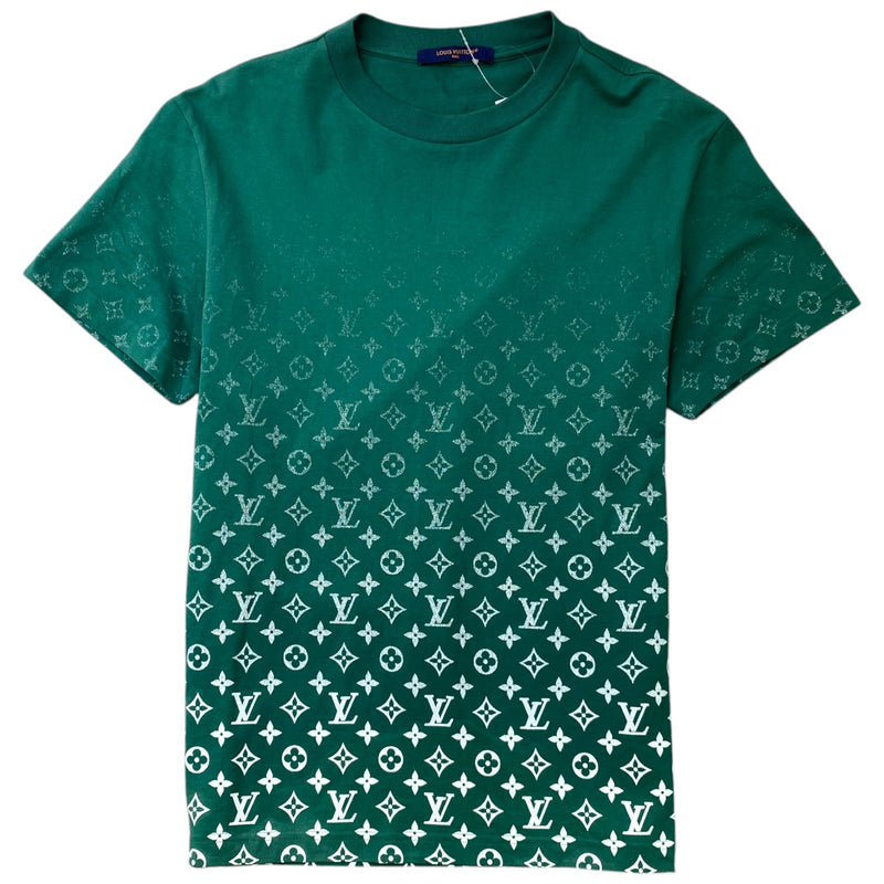 Men's Monogram Gradient T-Shirt Green Size S