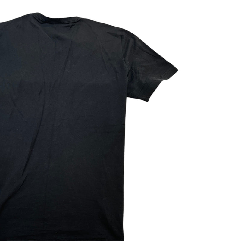 Men's Plaque Logo T-Shirt Black Size IT 52 / UK XL