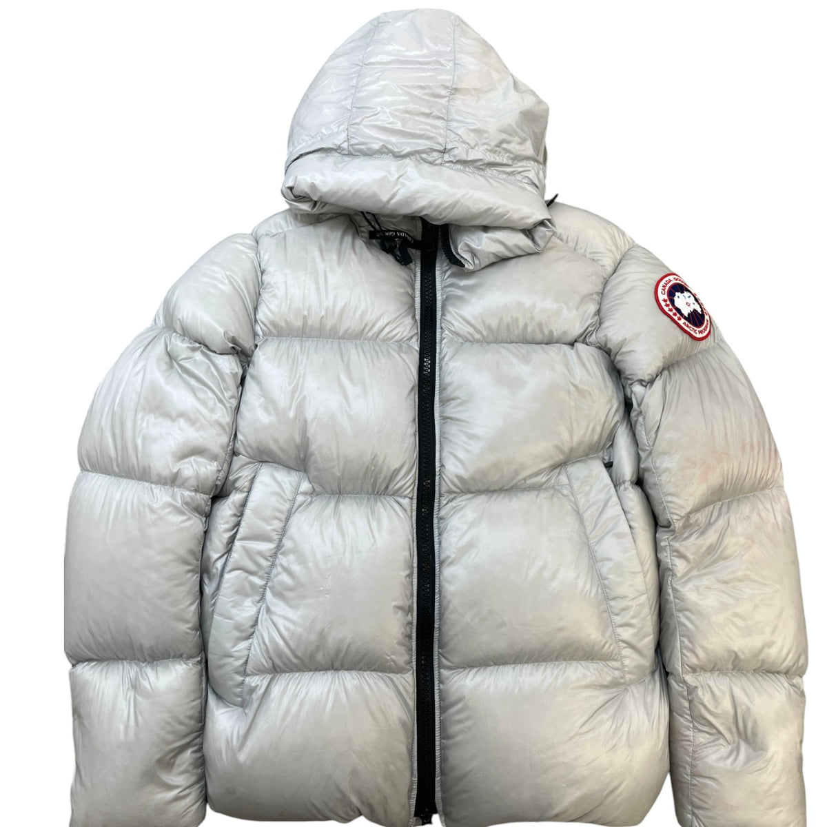 Men's Crofton Puffer Down Jacket Grey Size L - Photo 1