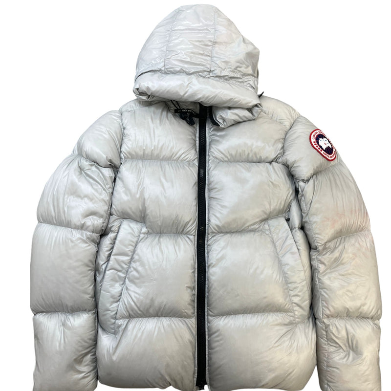 Men's Crofton Puffer Down Jacket Grey Size L
