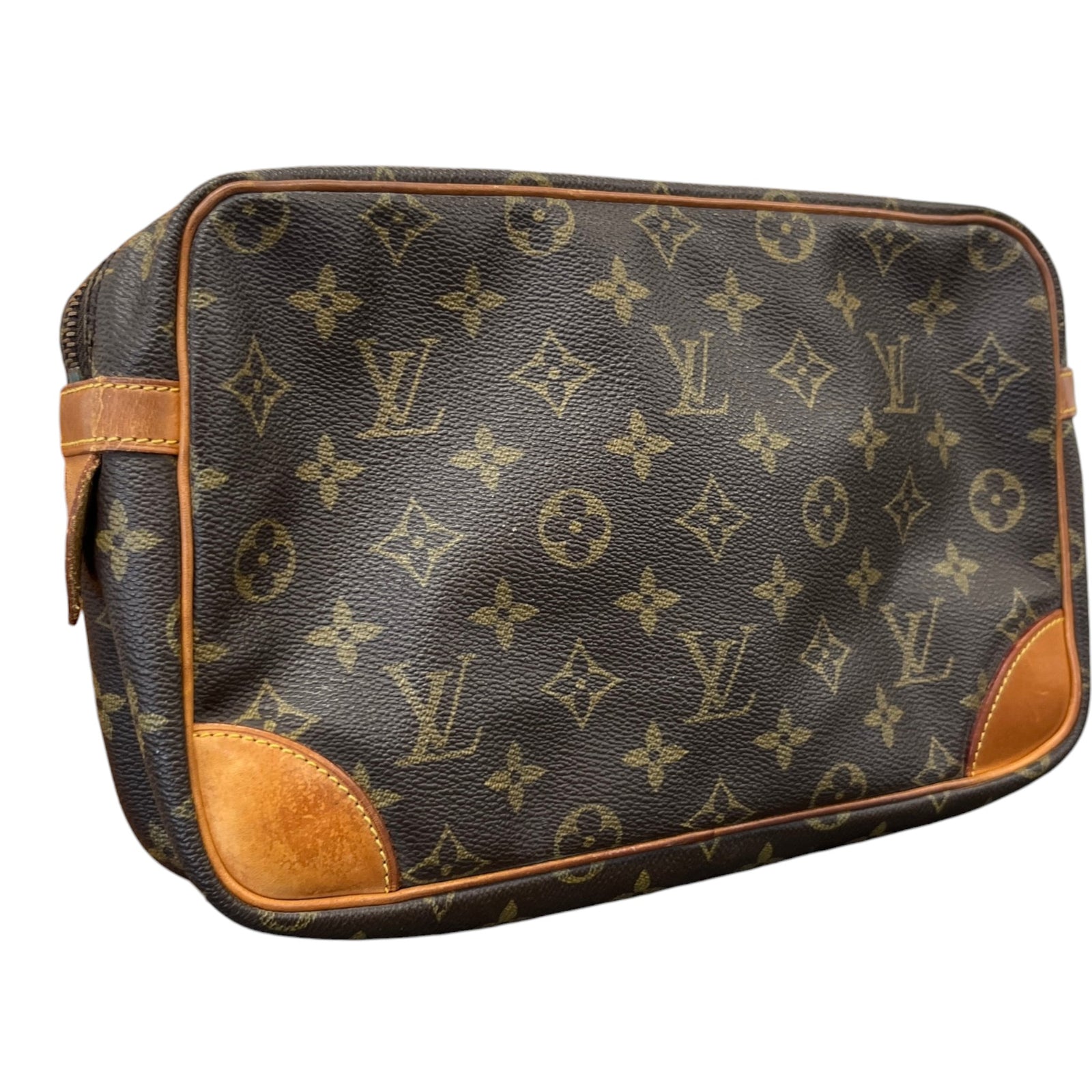 Louis Vuitton Women's Monogram Compiègne Clutch Brown - Photo 3