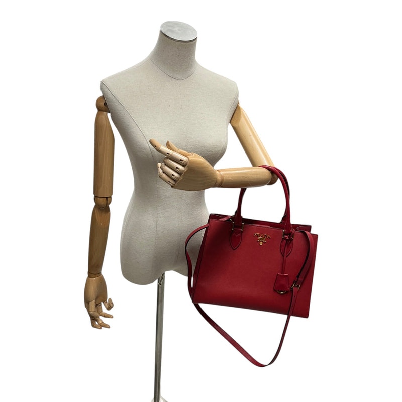 Women's Saffiano Handbag Red