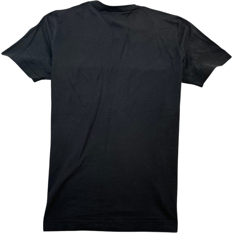 Men's Plaque Logo T-Shirt Black Size IT 52 / UK XL