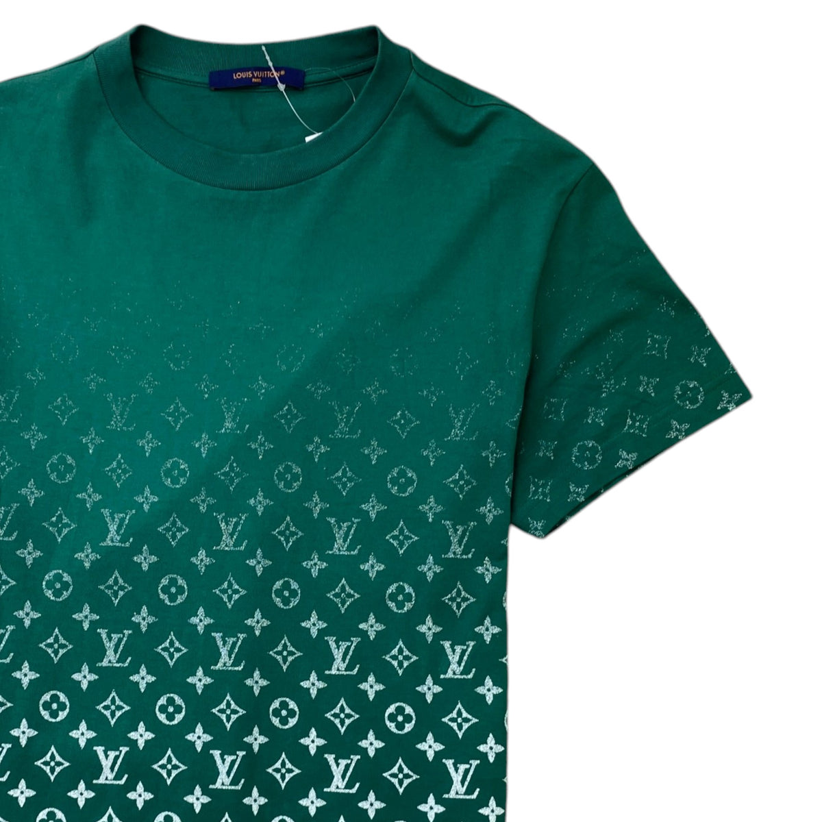 Men's Monogram Gradient T-Shirt Green Size S - Photo 3