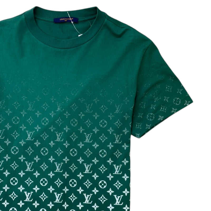 Men's Monogram Gradient T-Shirt Green Size S