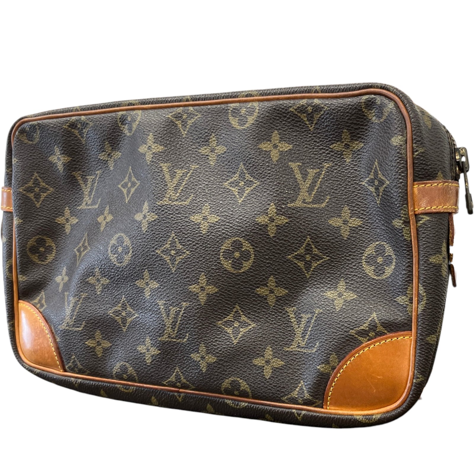 Louis Vuitton Women's Monogram Compiègne Clutch Brown - Photo 4