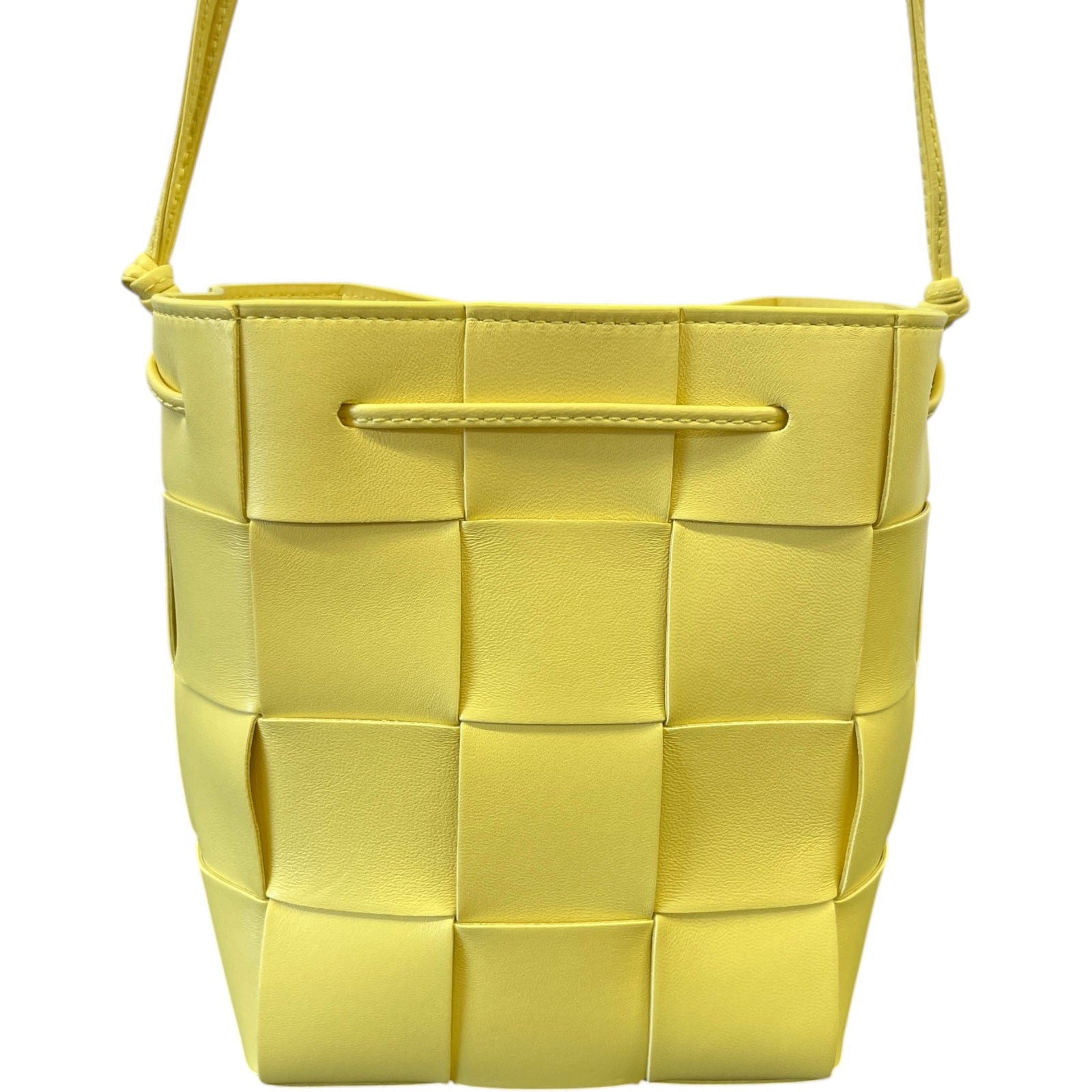 Women's Small Cassette Bucket Bag Yellow - Photo 3