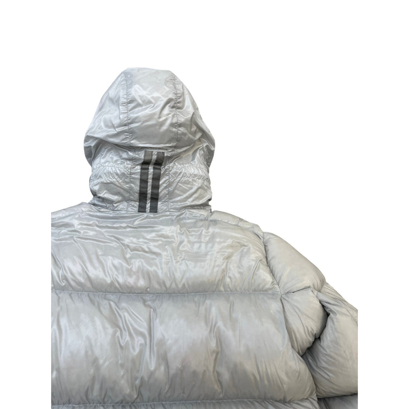 Men's Crofton Puffer Down Jacket Grey Size L