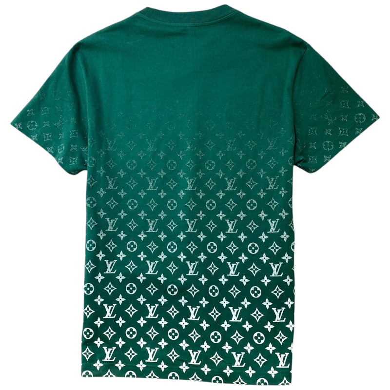 Men's Monogram Gradient T-Shirt Green Size S