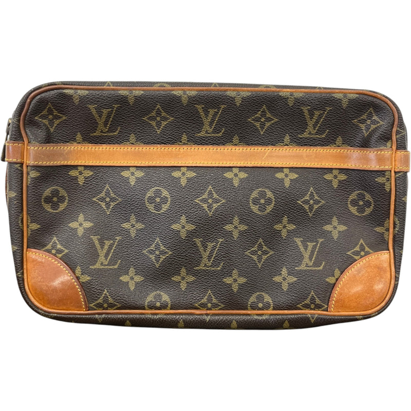 Louis Vuitton Women's Monogram Compiègne Clutch Brown