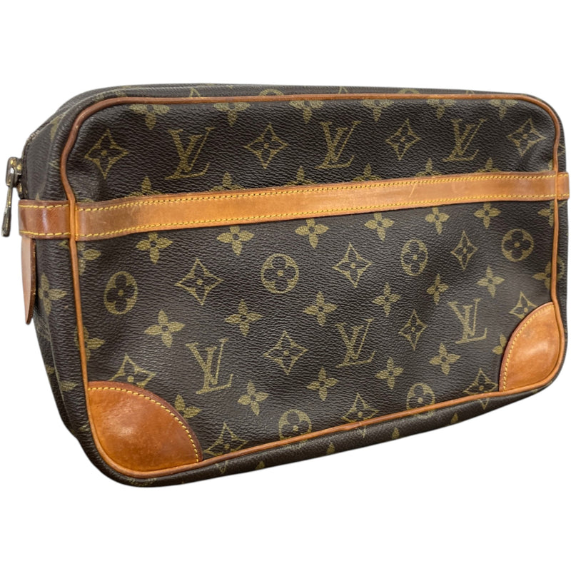 Louis Vuitton Women's Monogram Compiègne Clutch Brown