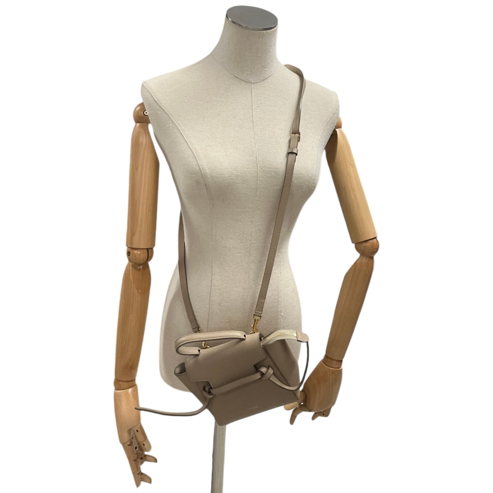 Women's Pico Belt Handbag Beige - Photo 2