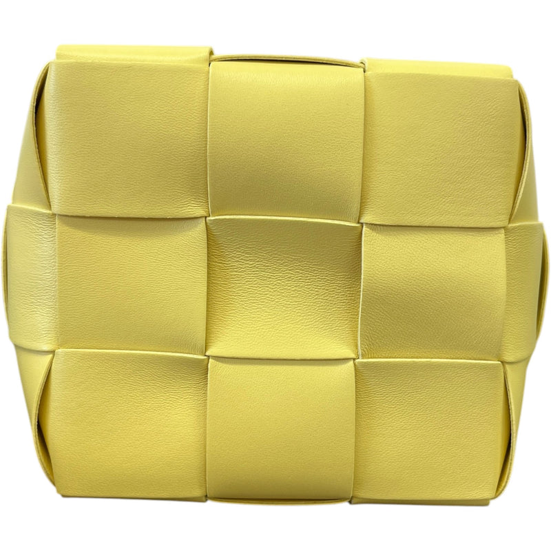 Women's Small Cassette Bucket Bag Yellow