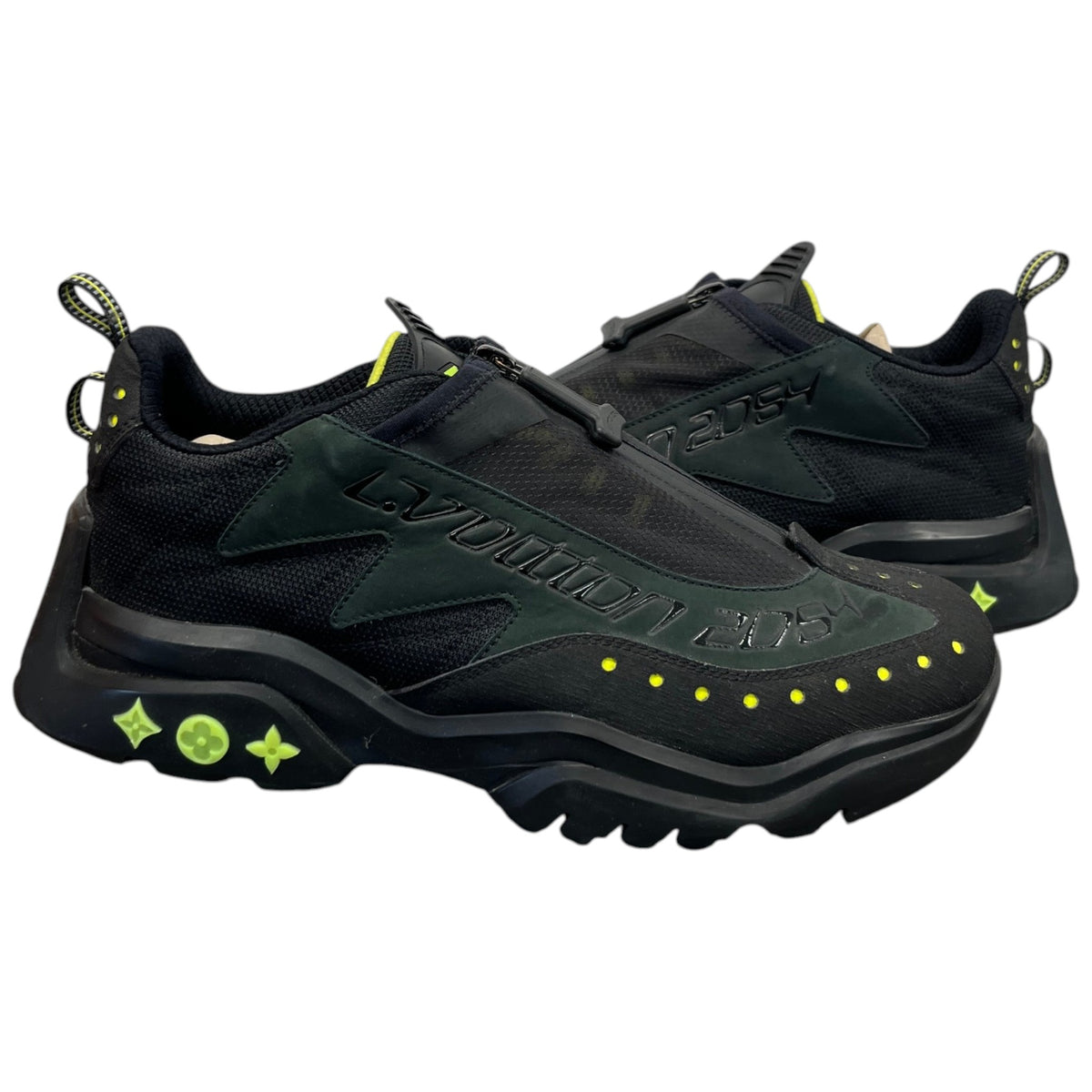 Men's Millennium 2054 Low Trainers Black Size UK 7 / EU 41 - Photo 3