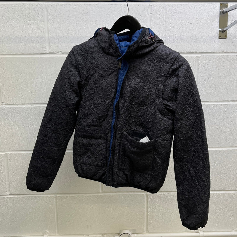 Women's Monogram Reversible Detachable Sleeves Down Jacket Black Size IT 38 / UK 6
