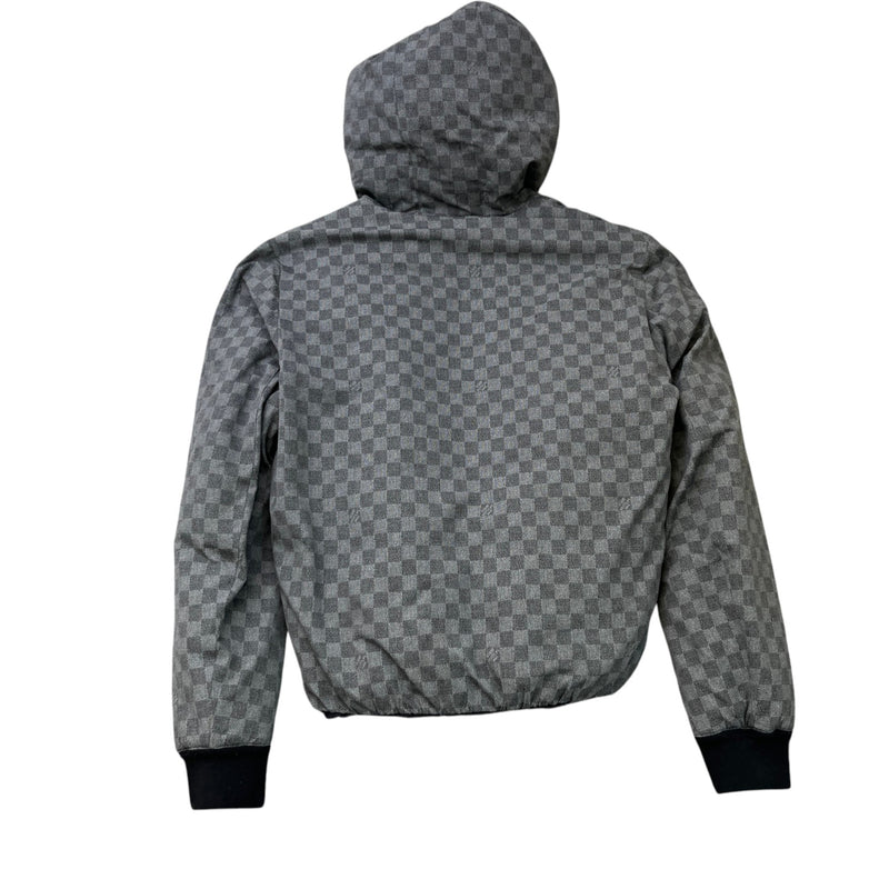 Men's Damier Graphite Reversible Down Jacket Black Size IT 48 / M