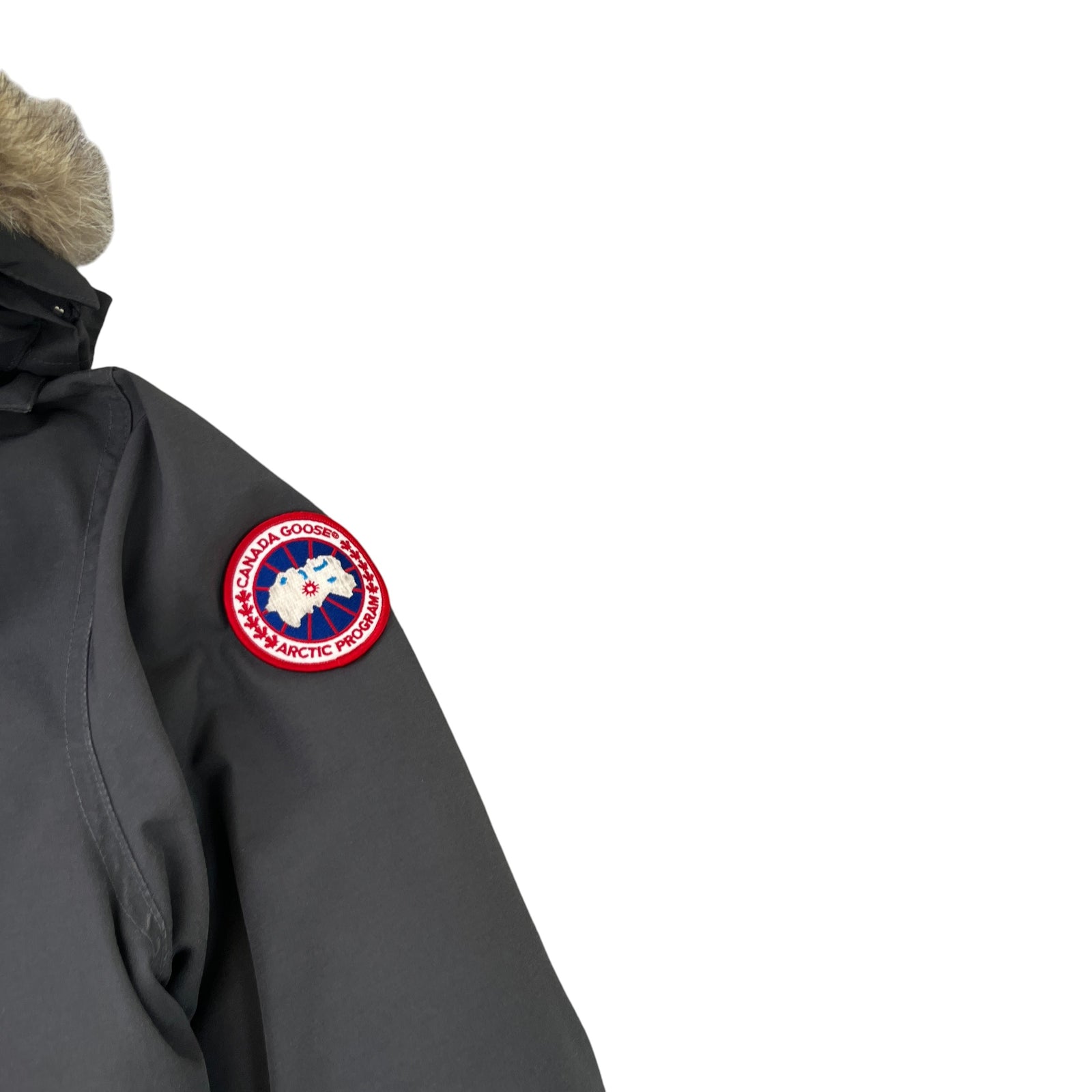 Women's Trillium Parka Down Jacket Grey Size S - Photo 5