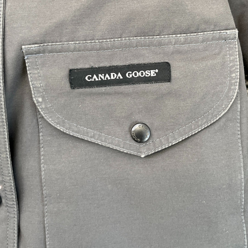 Women's Trillium Parka Down Jacket Grey Size S