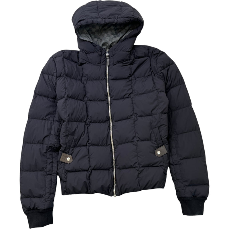 Men's Damier Graphite Reversible Down Jacket Black Size IT 48 / M