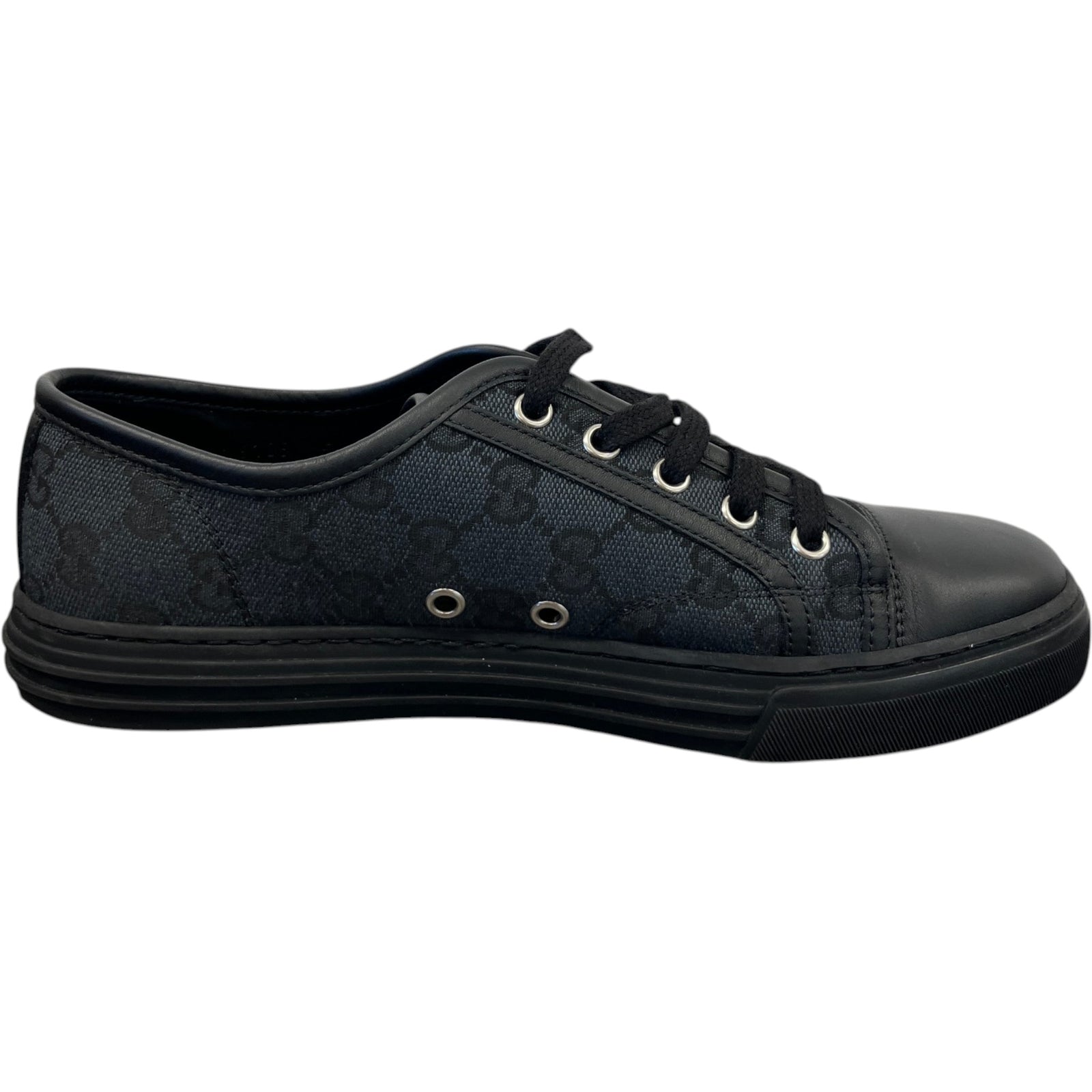 Women's Gg Supreme Low Trainers Black Size EU 38.5 / UK 5.5 - Photo 4