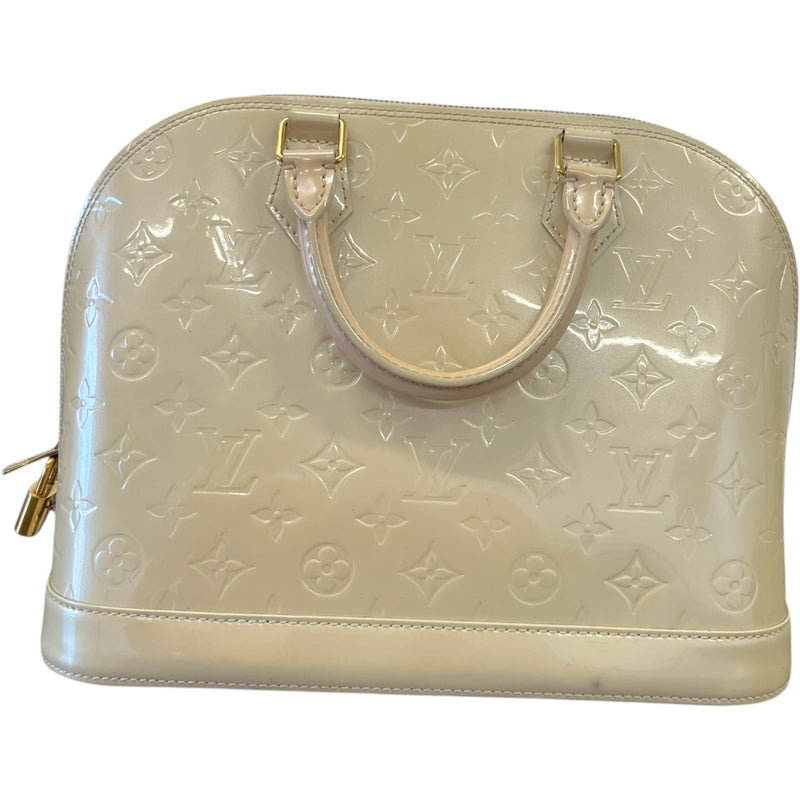 Women's Vernis Leather Alma Mm Bag Cream