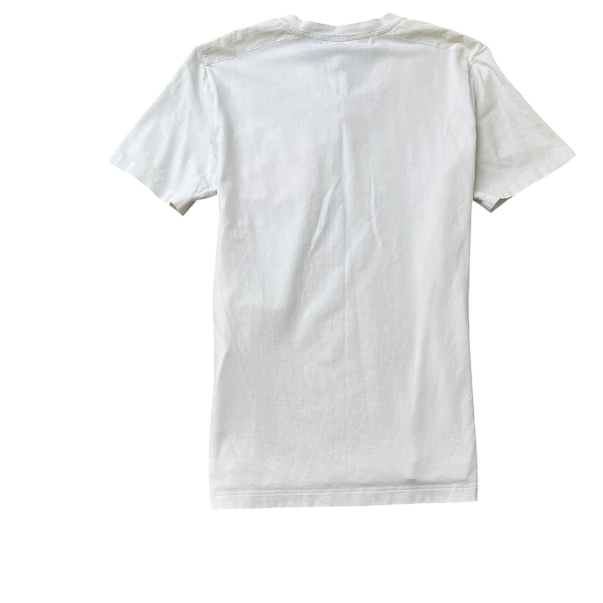 Men's Pocket Logo V Neck T-Shirt White Size S - Photo 2