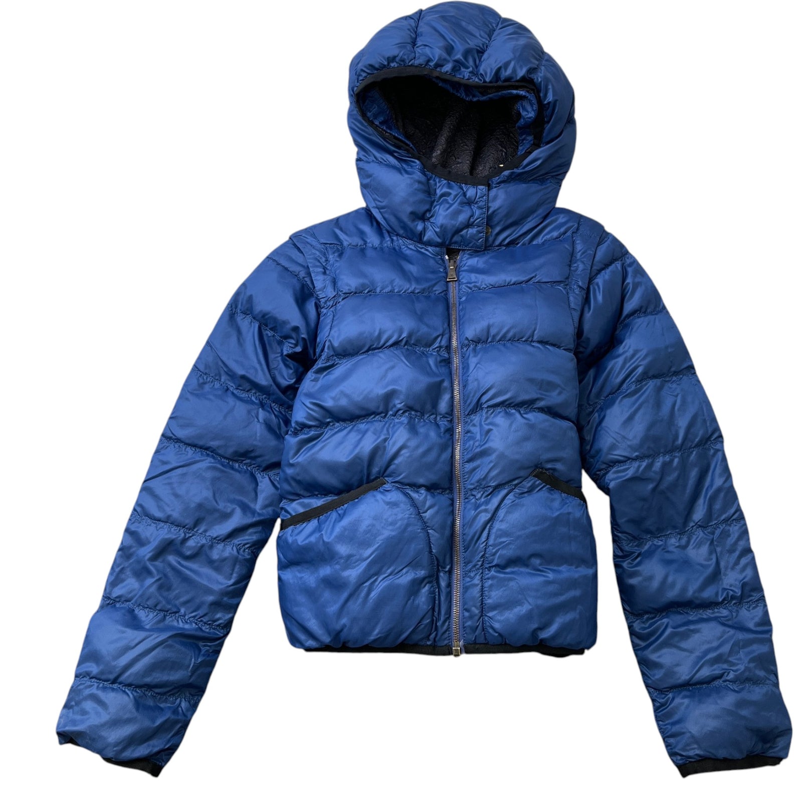 Women's Monogram Reversible Detachable Sleeves Down Jacket Black Size IT 38 / UK 6 - Photo 2