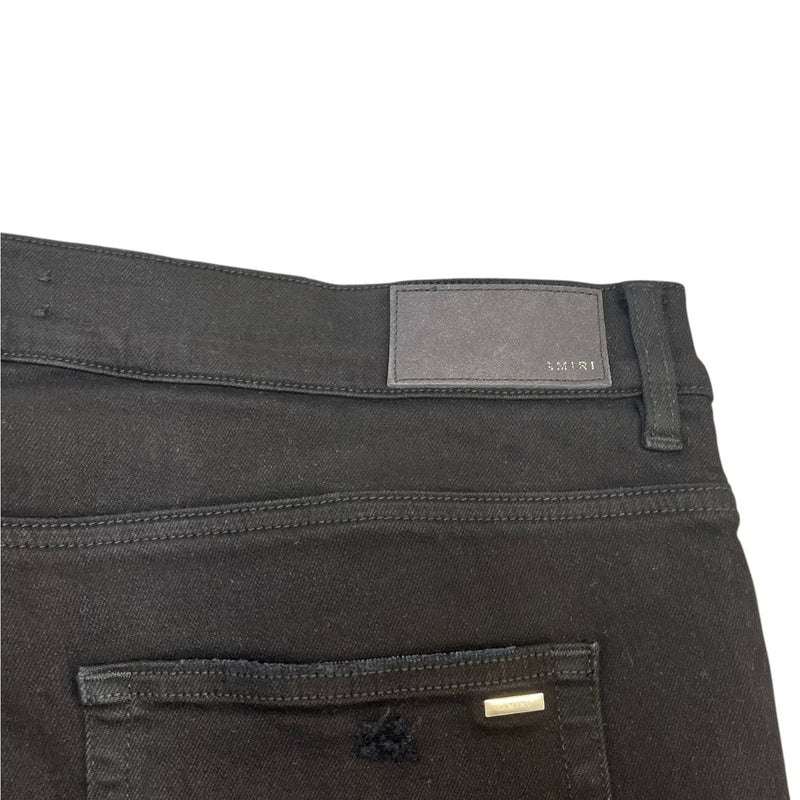 Men's Mx1 Distressed Jeans Black Size Waist 38"