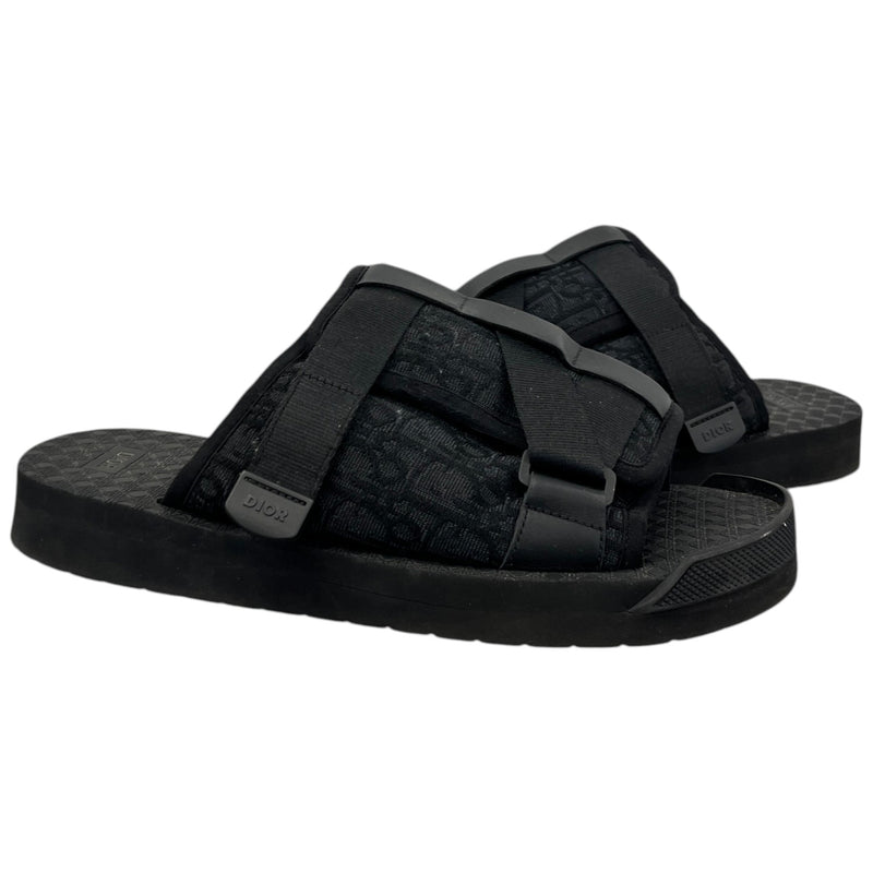 Men's Alpha Slides Black Size UK 10 / EU 44