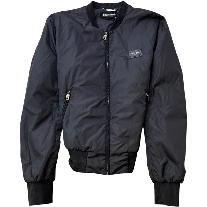 Men's Plaque Logo Jacket Black Size IT 48 / M