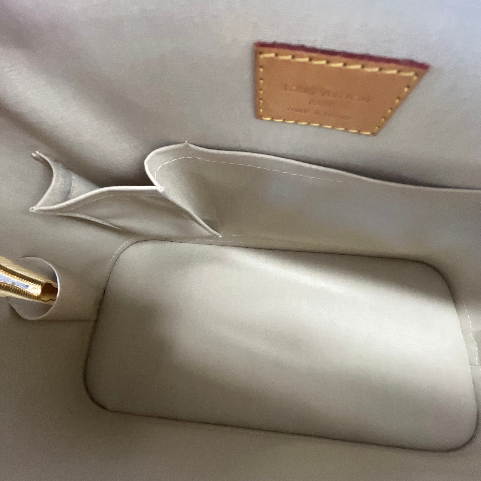 Women's Vernis Leather Alma Mm Bag Cream - Photo 12