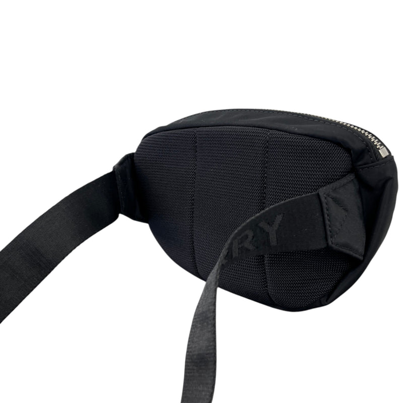 Men's Logo Cannon Nylon Belt Bag Black