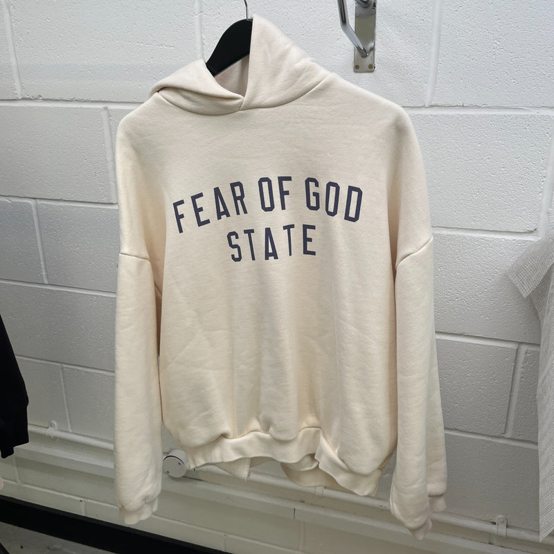 Men's Fear Of God Hoodie Cream Size M