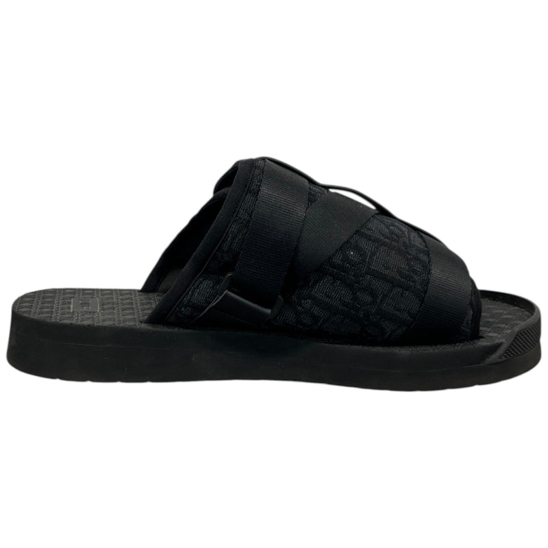 Men's Alpha Slides Black Size UK 10 / EU 44