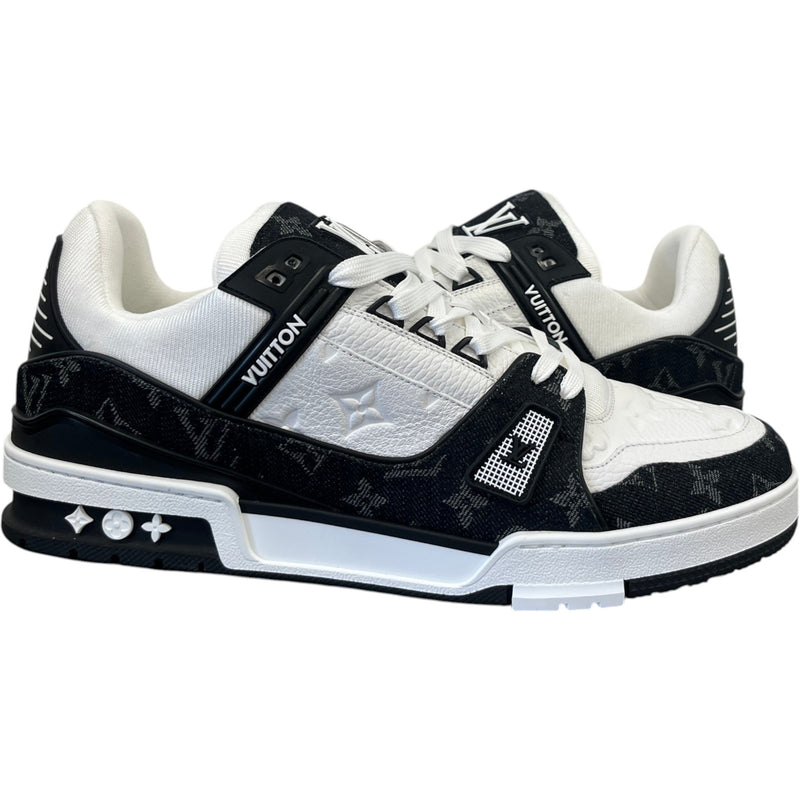 Men's Lv Denim Low Trainers Black Size EU 44 / UK 10