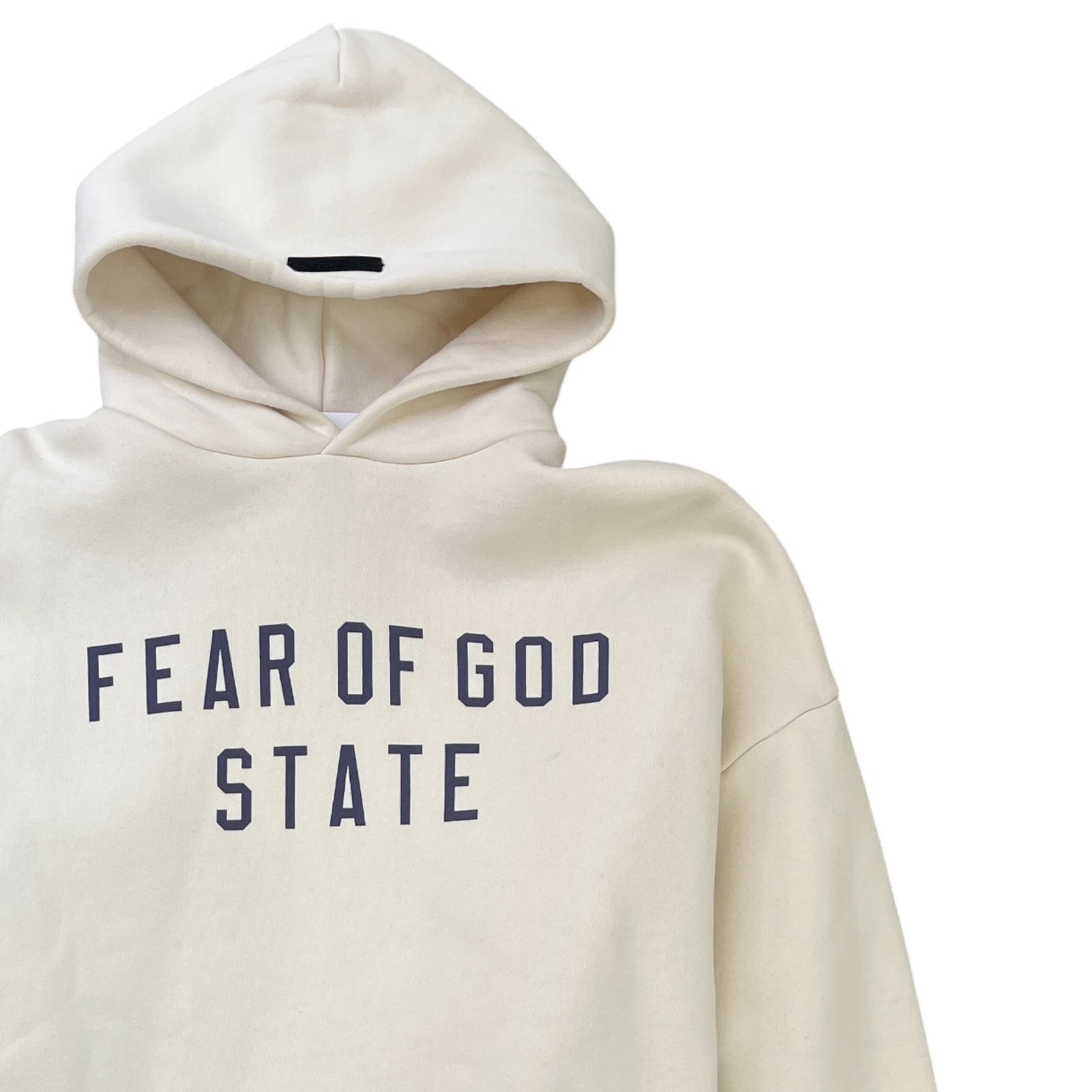 Men's Fear Of God Hoodie Cream Size M - Photo 3