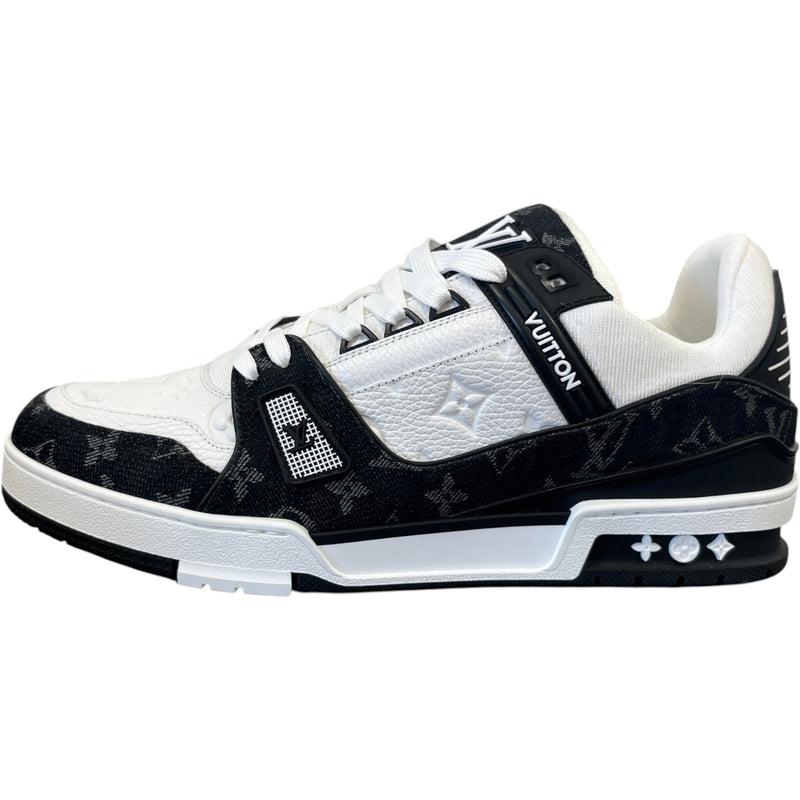 Men's Lv Denim Low Trainers Black Size EU 44 / UK 10