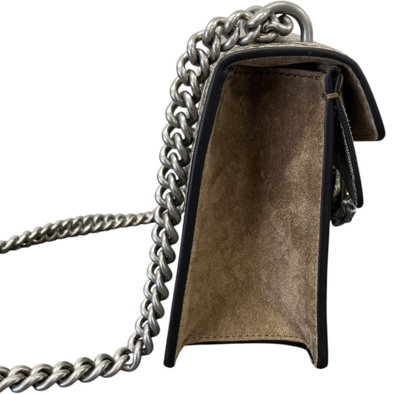 Gucci Women's GG Supreme Dionysus Small Shoulder Bag Beige