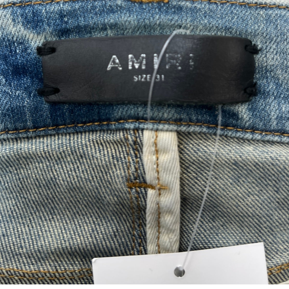 Men's Distressed MX1 Jeans Blue Size W31 - Photo 6