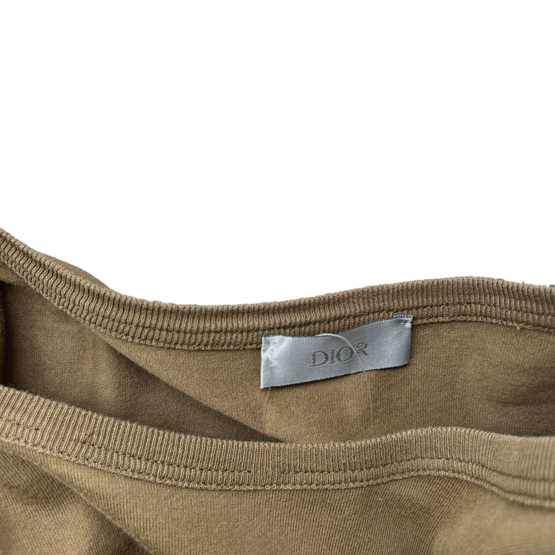 Men's CD Icon T-Shirt Beige Size M