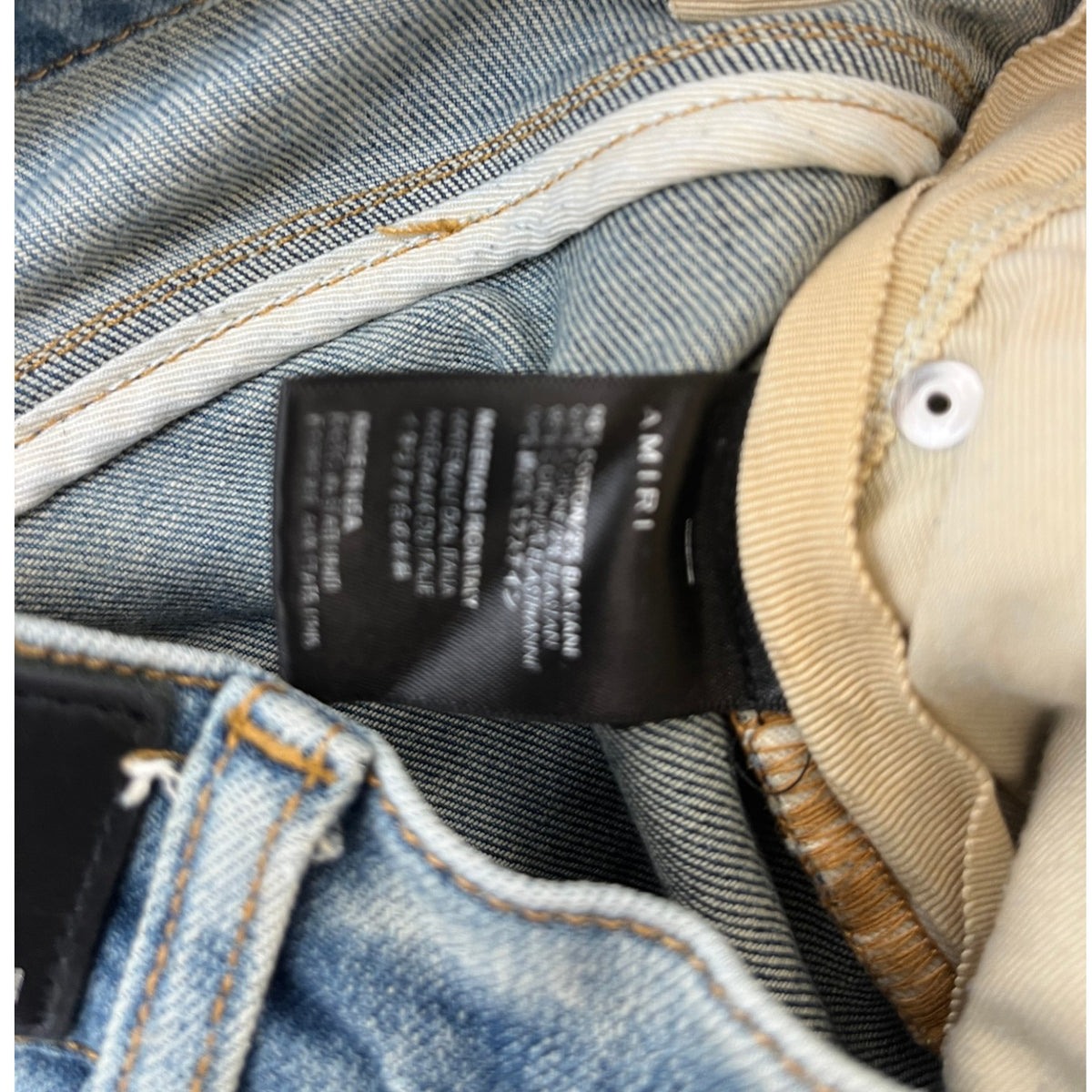 Men's Distressed MX1 Jeans Blue Size W31 - Photo 7