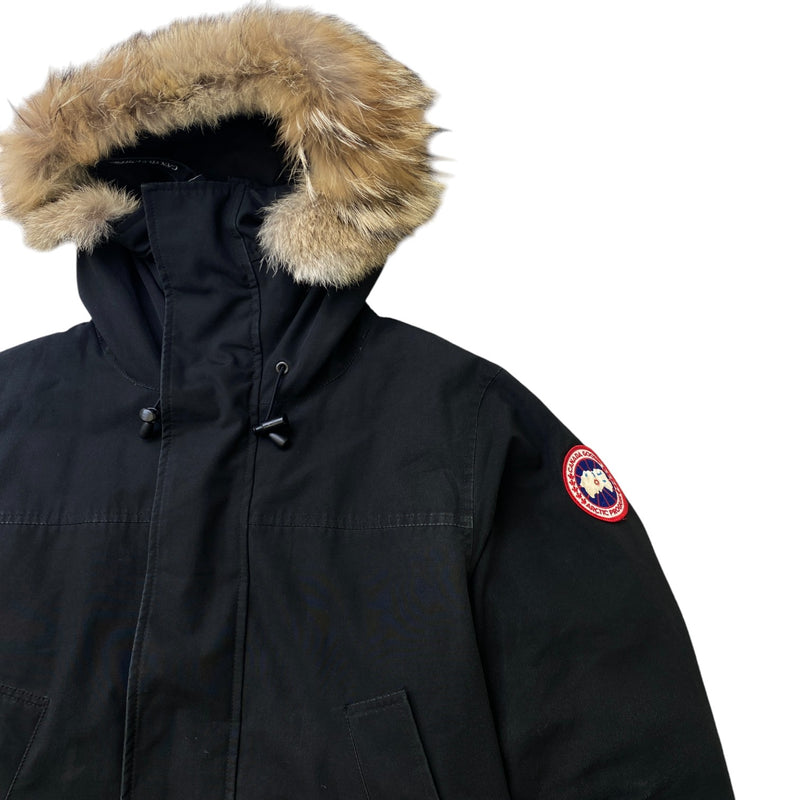 Men's Langford Parka Down Jacket Black Size S