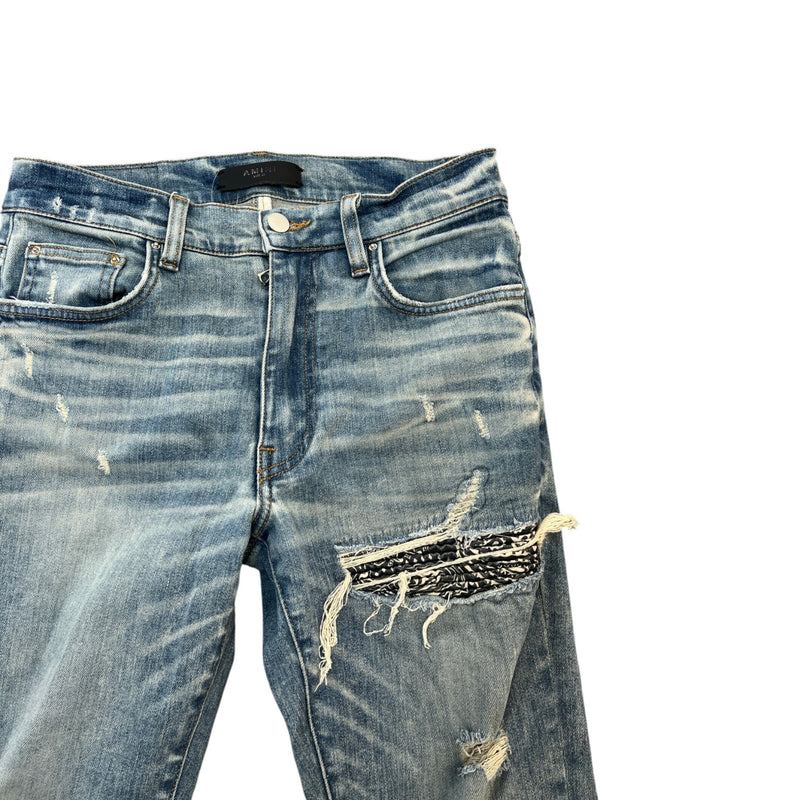 Men's Distressed MX1 Jeans Blue Size W31